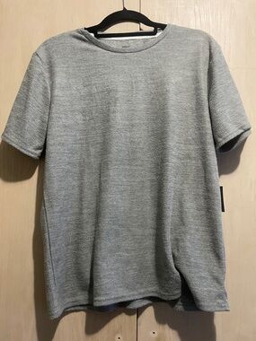 Frye Heather Gray Short Sleeve Crew Tee